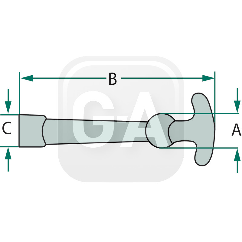 Attache capot tracteur